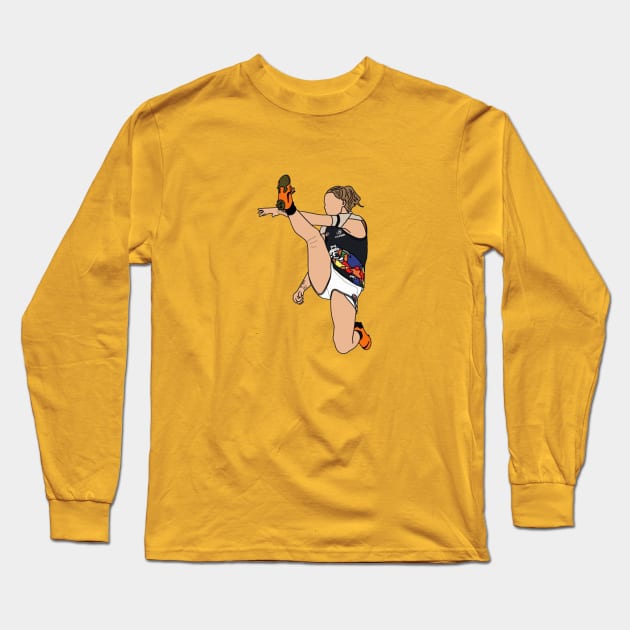 Kicklikeagirl Long Sleeve T-Shirt by ariverdi